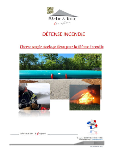 Doc Citerne souple défense incendie
