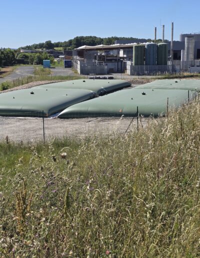 Méthanisation Citerne souple effluents digestat